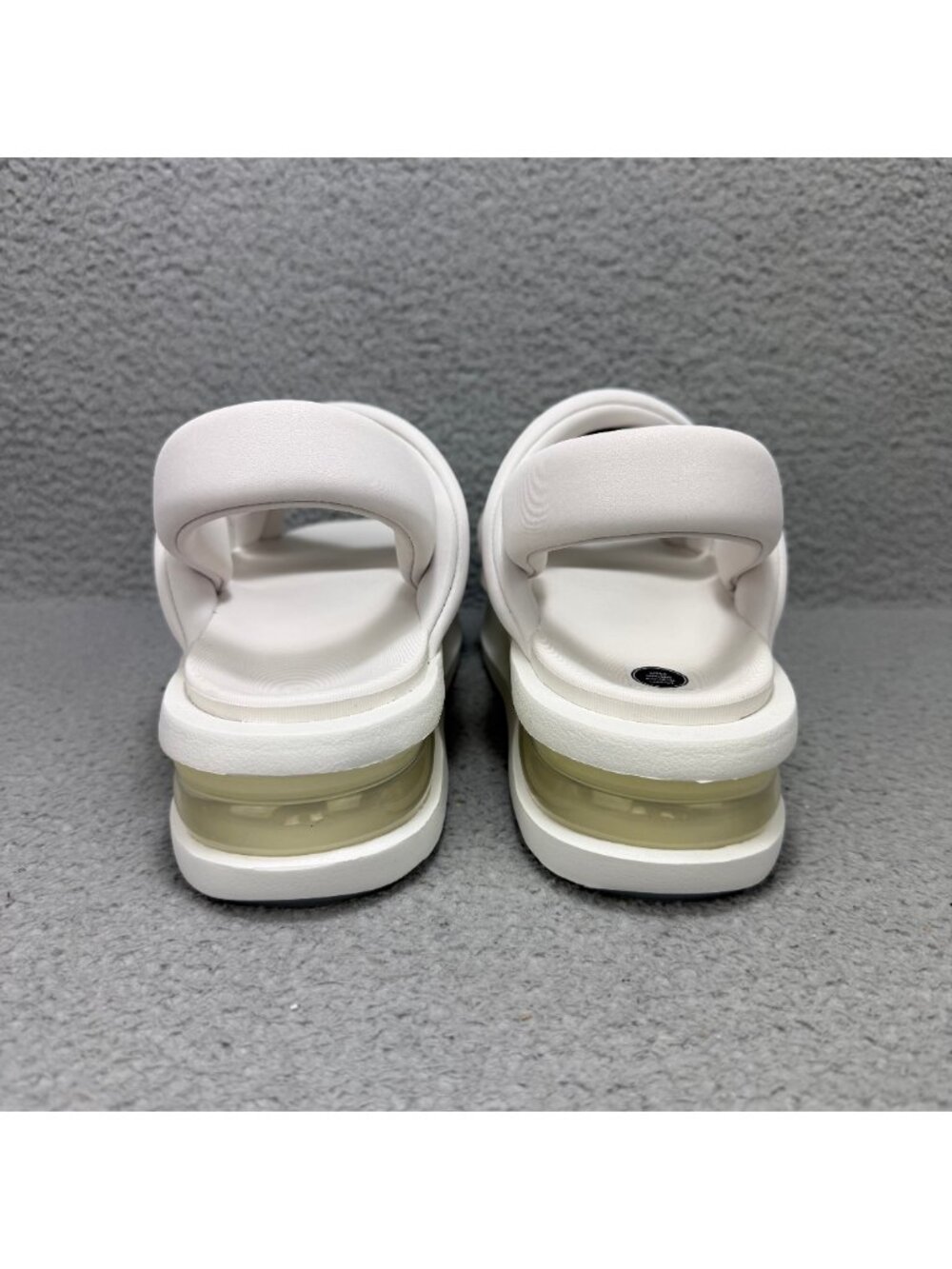Nike Air Max Isla Sandals Womens 8 Shoes Summit White Platform Chunky Slingback - Picture 5 of 10